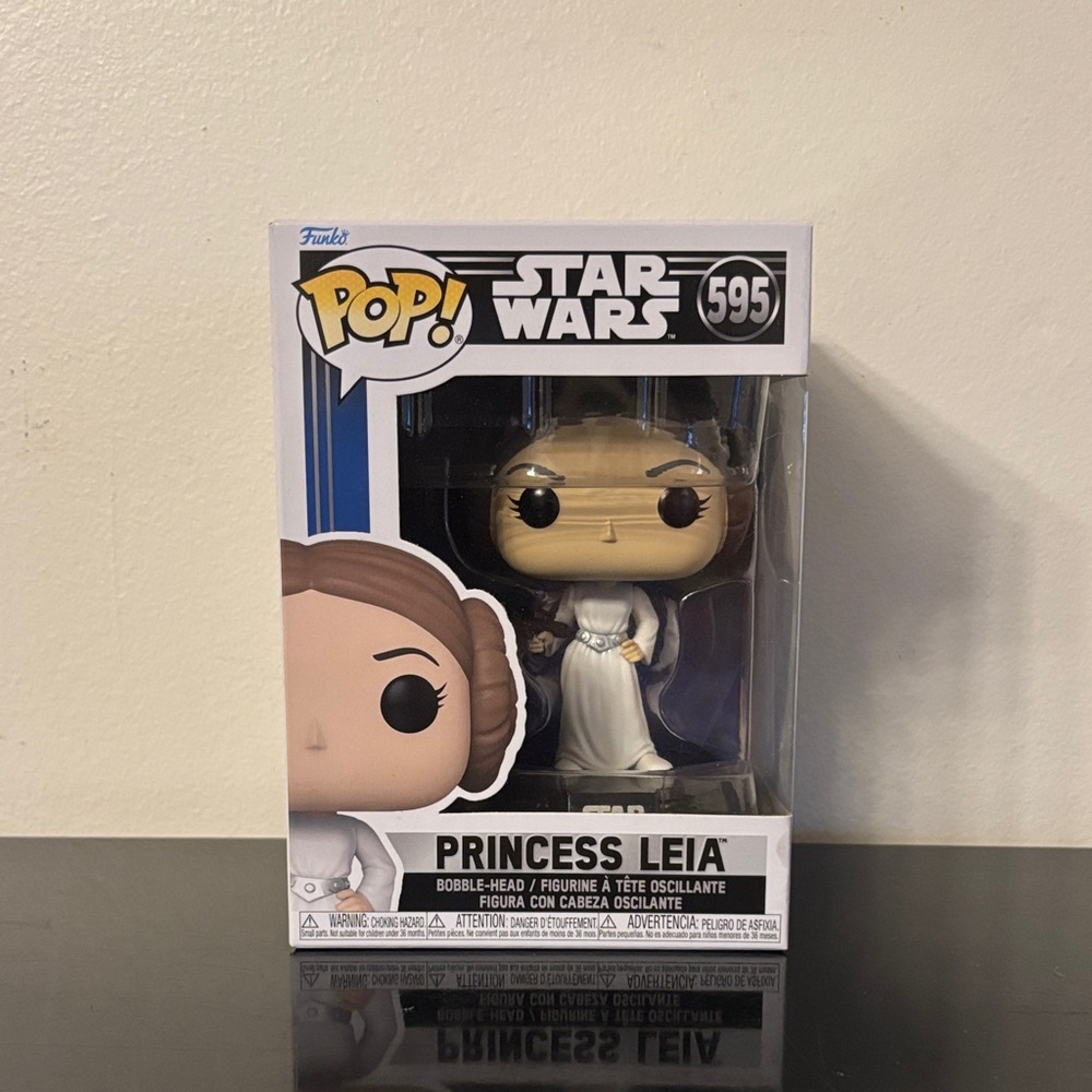 Funko Pop! Star Wars Princess Leia Bobblehead Figurine #595‎